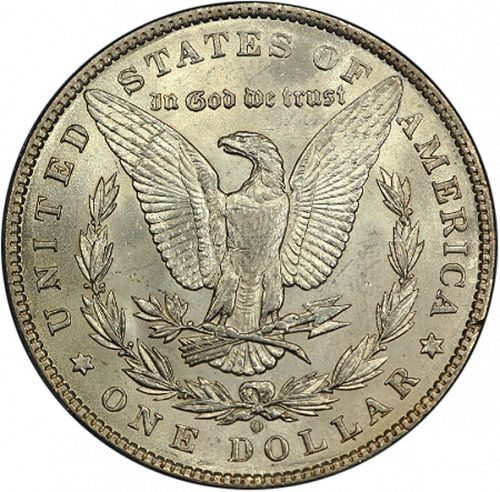 1 dollar Reverse Image minted in UNITED STATES in 1897O (Morgan)  - The Coin Database