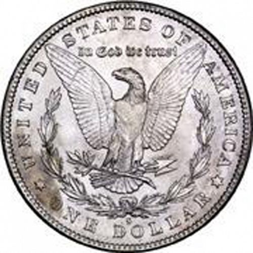 1 dollar Reverse Image minted in UNITED STATES in 1897S (Morgan)  - The Coin Database