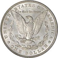 1 dollar Reverse Image minted in UNITED STATES in 1898 (Morgan)  - The Coin Database