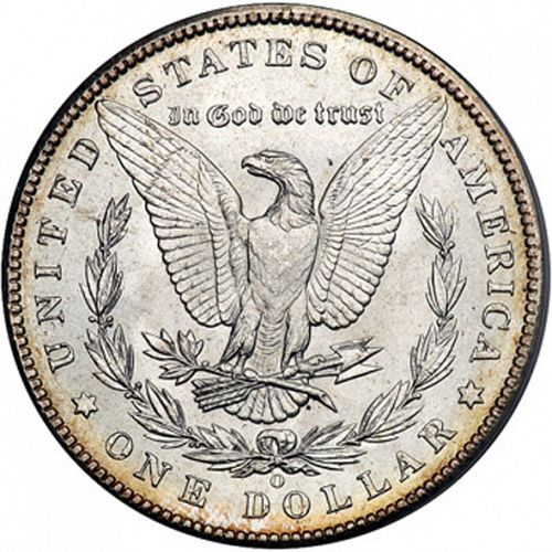 1 dollar Reverse Image minted in UNITED STATES in 1898O (Morgan)  - The Coin Database