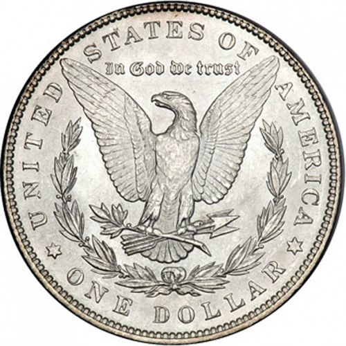 1 dollar Reverse Image minted in UNITED STATES in 1899 (Morgan)  - The Coin Database