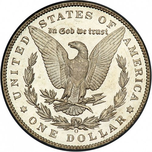 1 dollar Reverse Image minted in UNITED STATES in 1899O (Morgan)  - The Coin Database