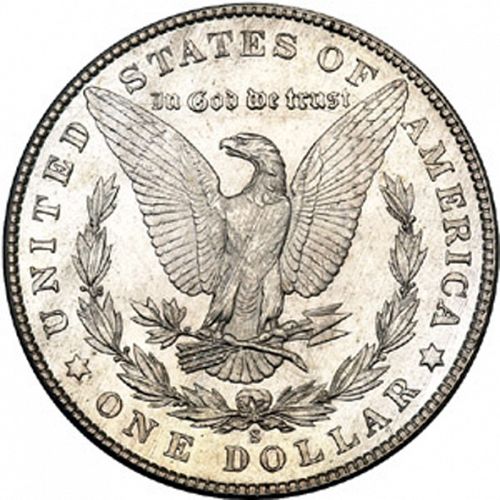 1 dollar Reverse Image minted in UNITED STATES in 1900S (Morgan)  - The Coin Database