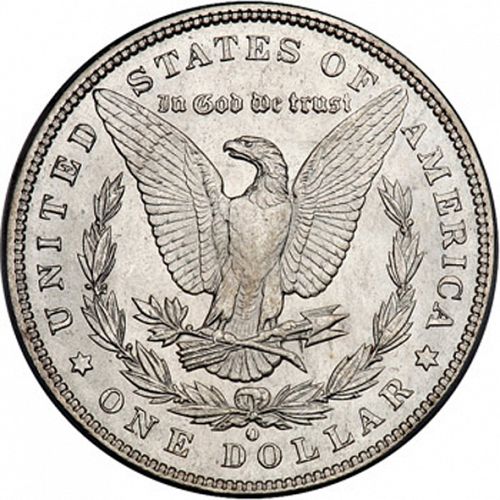 1 dollar Reverse Image minted in UNITED STATES in 1901O (Morgan)  - The Coin Database