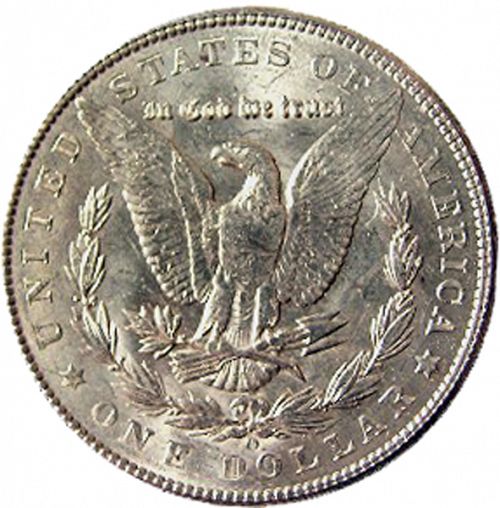 1 dollar Reverse Image minted in UNITED STATES in 1902O (Morgan)  - The Coin Database