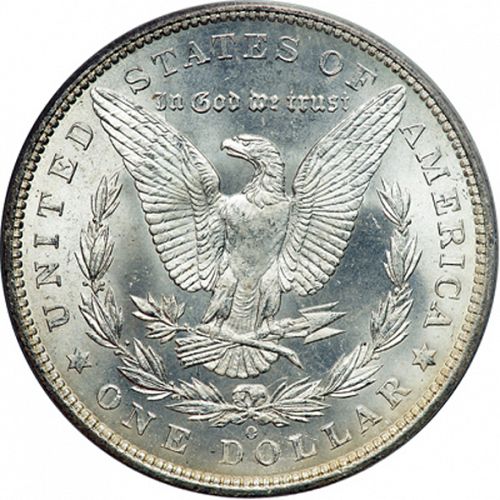 1 dollar Reverse Image minted in UNITED STATES in 1904O (Morgan)  - The Coin Database