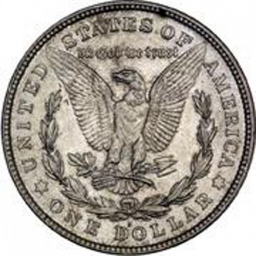 1 dollar Reverse Image minted in UNITED STATES in 1921S (Morgan)  - The Coin Database