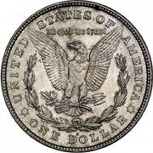 1 dollar Reverse Image minted in UNITED STATES in 1921S (Morgan)  - The Coin Database
