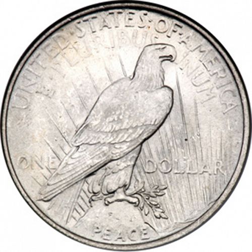 1 dollar Reverse Image minted in UNITED STATES in 1922 (Peace)  - The Coin Database