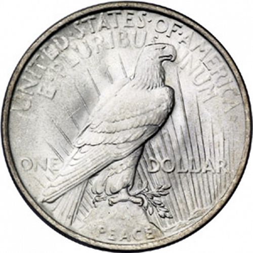 1 dollar Reverse Image minted in UNITED STATES in 1923 (Peace)  - The Coin Database