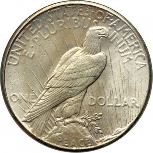 1 dollar Reverse Image minted in UNITED STATES in 1927 (Peace)  - The Coin Database