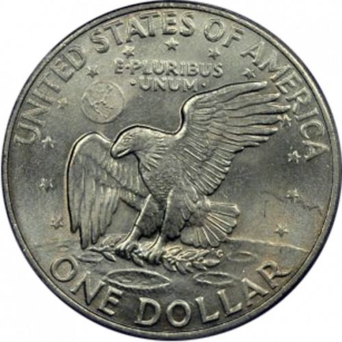1 dollar Reverse Image minted in UNITED STATES in 1971 (Eisenhower)  - The Coin Database