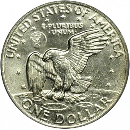 1 dollar Reverse Image minted in UNITED STATES in 1973 (Eisenhower)  - The Coin Database