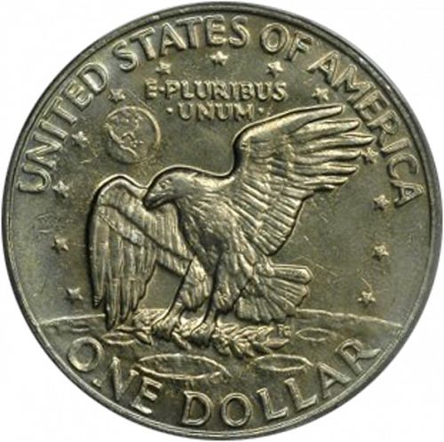 1 dollar Reverse Image minted in UNITED STATES in 1974 (Eisenhower)  - The Coin Database