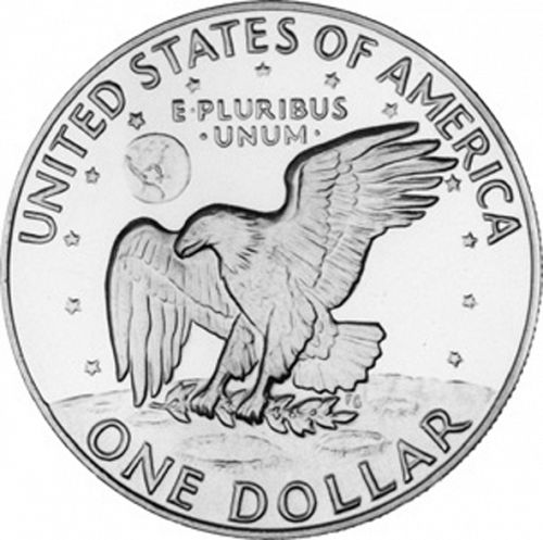 1 dollar Reverse Image minted in UNITED STATES in 1978S (Eisenhower)  - The Coin Database