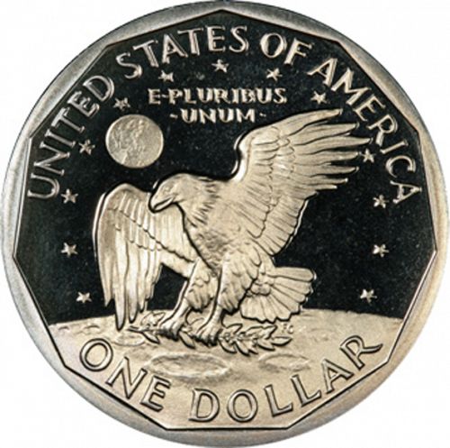 1 dollar Reverse Image minted in UNITED STATES in 1980S (Anthony)  - The Coin Database