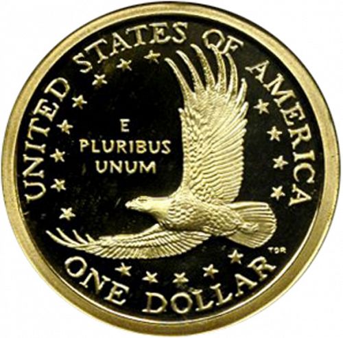 1 dollar Reverse Image minted in UNITED STATES in 2003S (Sacagawea)  - The Coin Database