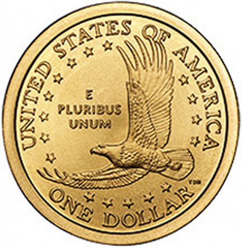 1 dollar Reverse Image minted in UNITED STATES in 2007D (Sacagawea)  - The Coin Database
