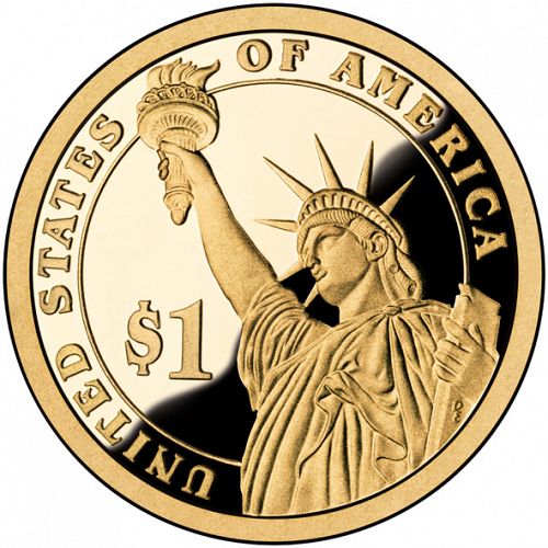 1 dollar Reverse Image minted in UNITED STATES in 2008S (President John Quincy Adams)  - The Coin Database