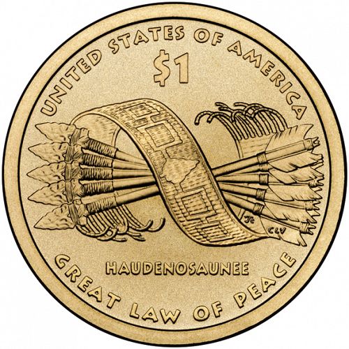 1 dollar Reverse Image minted in UNITED STATES in 2010D (Sacagawea - Native American Reverse ( Government ))  - The Coin Database