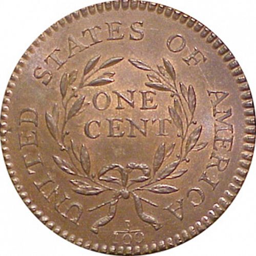 half cent Reverse Image minted in UNITED STATES in 1795 (Liberty Cap - Head facing right)  - The Coin Database