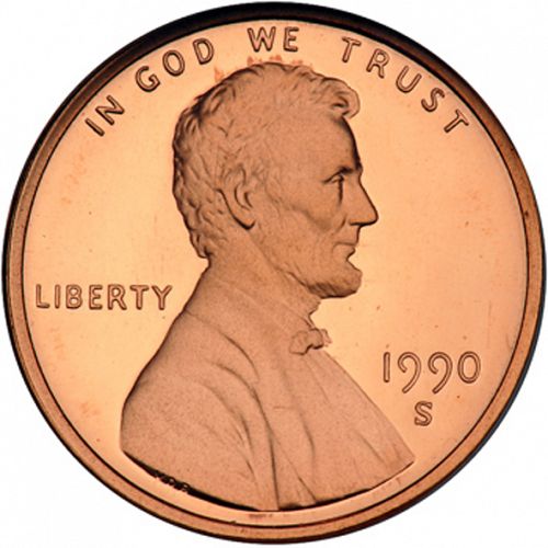 1 cent Obverse Image minted in UNITED STATES in 1990S (Lincoln - Memorial Reverse)  - The Coin Database