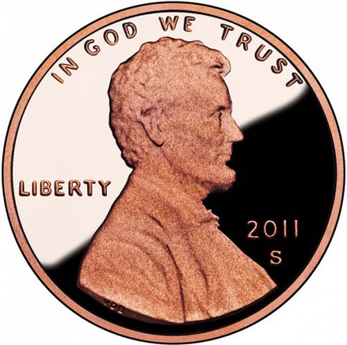 1 cent Obverse Image minted in UNITED STATES in 2011S (Lincoln - Union Shield Reverse)  - The Coin Database