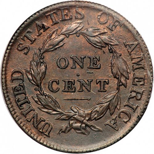 1 cent Reverse Image minted in UNITED STATES in 1812 (Classic Head)  - The Coin Database