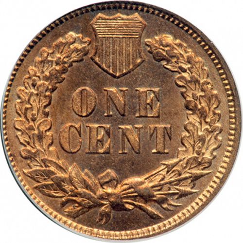 1 cent Reverse Image minted in UNITED STATES in 1874 (Indian Head)  - The Coin Database