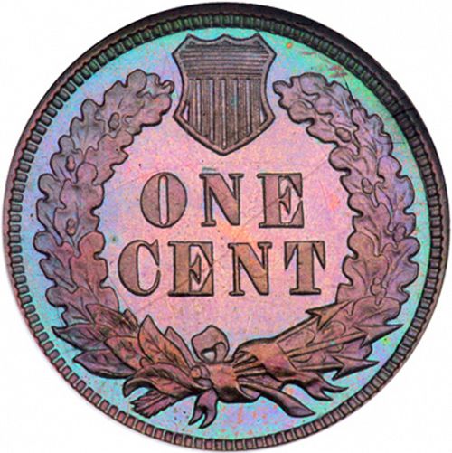 1 cent Reverse Image minted in UNITED STATES in 1888 (Indian Head)  - The Coin Database