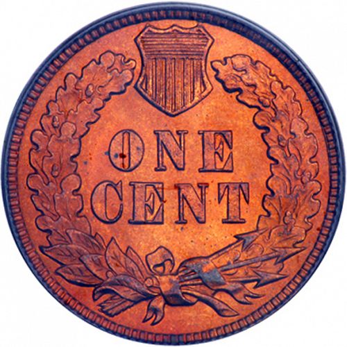 1 cent Reverse Image minted in UNITED STATES in 1894 (Indian Head)  - The Coin Database