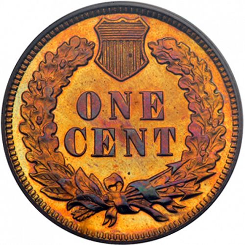 1 cent Reverse Image minted in UNITED STATES in 1901 (Indian Head)  - The Coin Database
