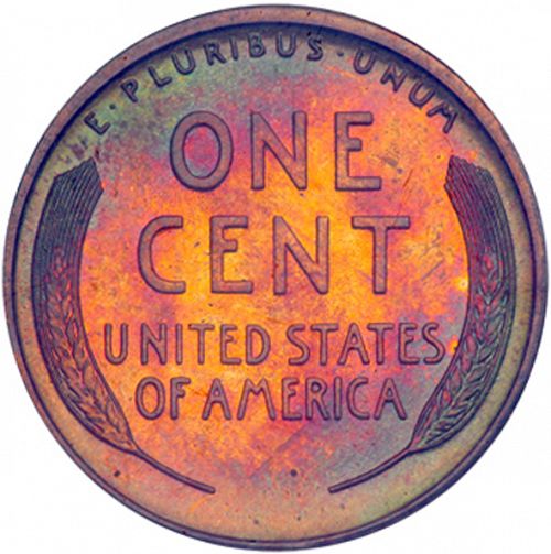 1 cent Reverse Image minted in UNITED STATES in 1909 (Lincoln)  - The Coin Database