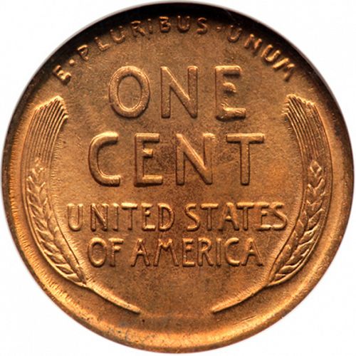 1 cent Reverse Image minted in UNITED STATES in 1912D (Lincoln)  - The Coin Database