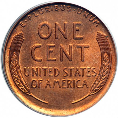 1 cent Reverse Image minted in UNITED STATES in 1914D (Lincoln)  - The Coin Database