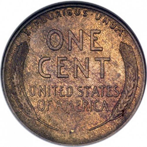 1 cent Reverse Image minted in UNITED STATES in 1914S (Lincoln)  - The Coin Database