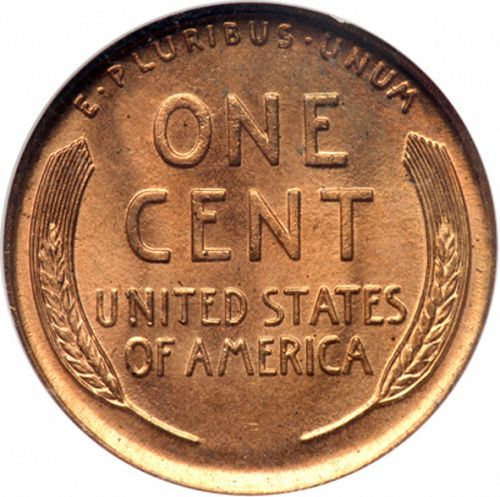 1 cent Reverse Image minted in UNITED STATES in 1915D (Lincoln)  - The Coin Database