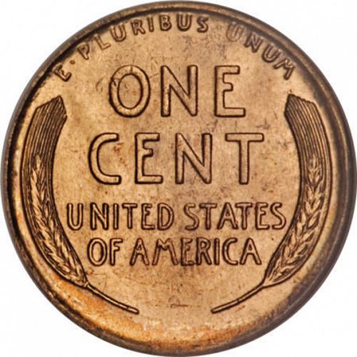 1 cent Reverse Image minted in UNITED STATES in 1915S (Lincoln)  - The Coin Database