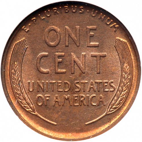 1 cent Reverse Image minted in UNITED STATES in 1918D (Lincoln)  - The Coin Database