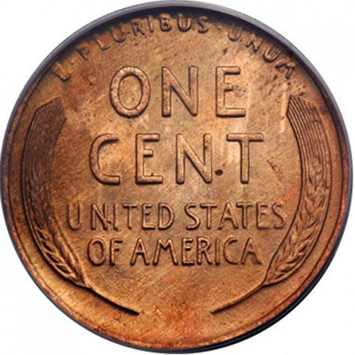 1 cent Reverse Image minted in UNITED STATES in 1921 (Lincoln)  - The Coin Database