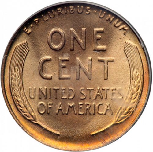 1 cent Reverse Image minted in UNITED STATES in 1927 (Lincoln)  - The Coin Database