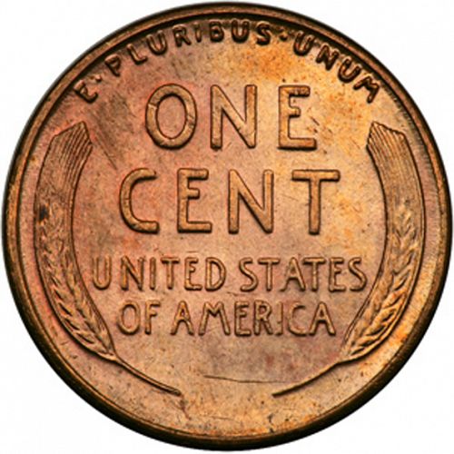 1 cent Reverse Image minted in UNITED STATES in 1927S (Lincoln)  - The Coin Database