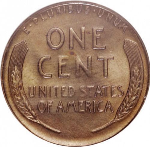 1 cent Reverse Image minted in UNITED STATES in 1934D (Lincoln)  - The Coin Database