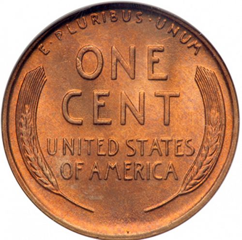 1 cent Reverse Image minted in UNITED STATES in 1945S (Lincoln)  - The Coin Database
