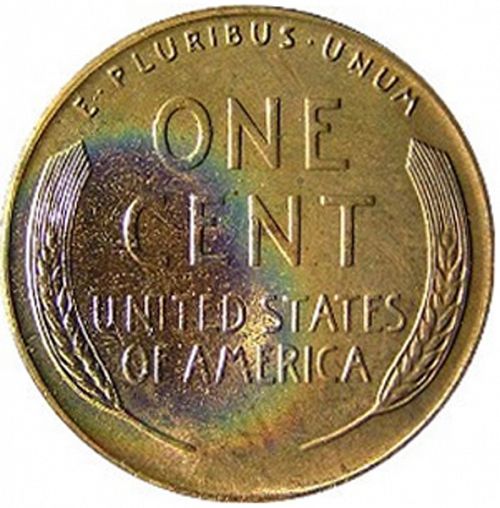 1 cent Reverse Image minted in UNITED STATES in 1951 (Lincoln)  - The Coin Database