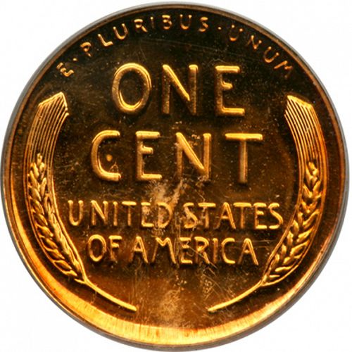 1 cent Reverse Image minted in UNITED STATES in 1952 (Lincoln)  - The Coin Database
