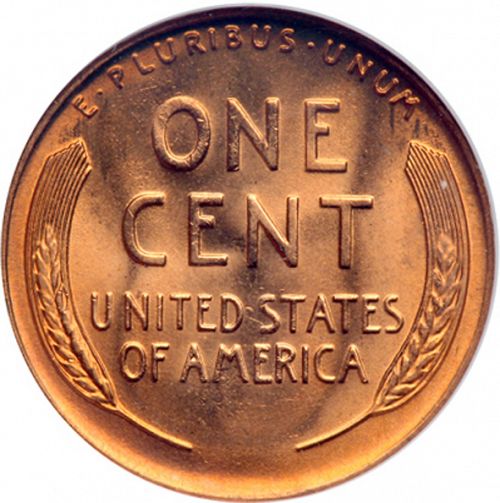 1 cent Reverse Image minted in UNITED STATES in 1955S (Lincoln)  - The Coin Database