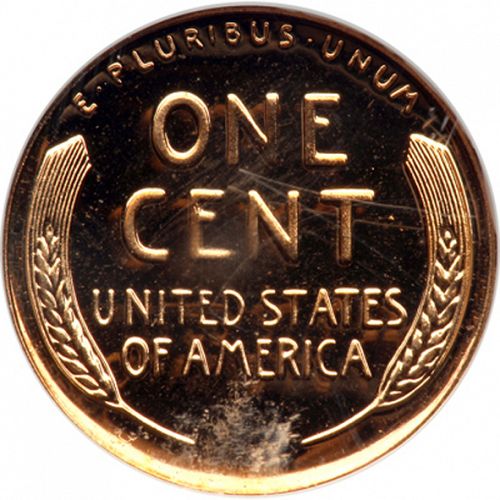 1 cent Reverse Image minted in UNITED STATES in 1957 (Lincoln)  - The Coin Database