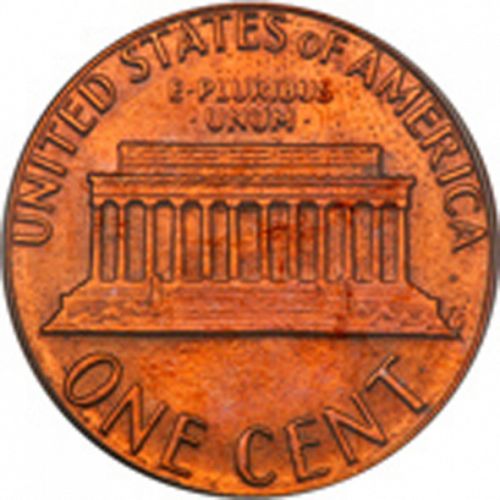 1 cent Reverse Image minted in UNITED STATES in 1984 (Lincoln - Memorial Reverse)  - The Coin Database