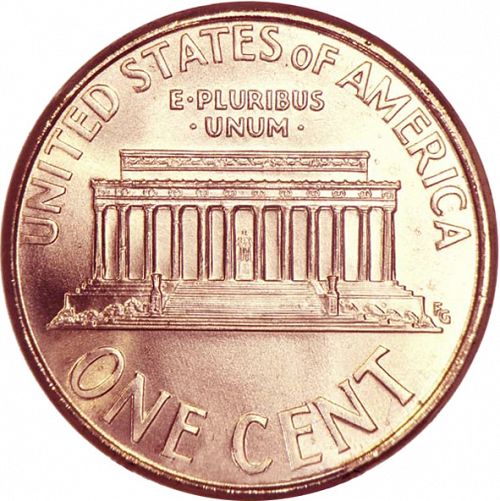 1 cent Reverse Image minted in UNITED STATES in 2005 (Lincoln - Memorial Reverse)  - The Coin Database